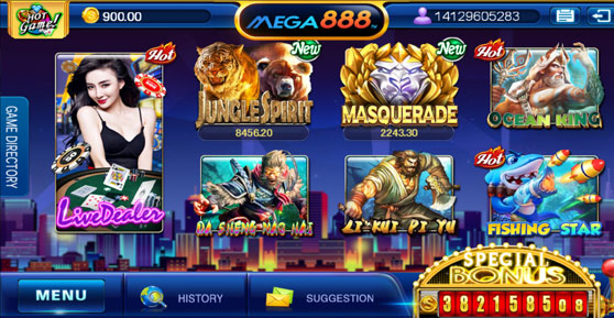 Mega888 Online Login