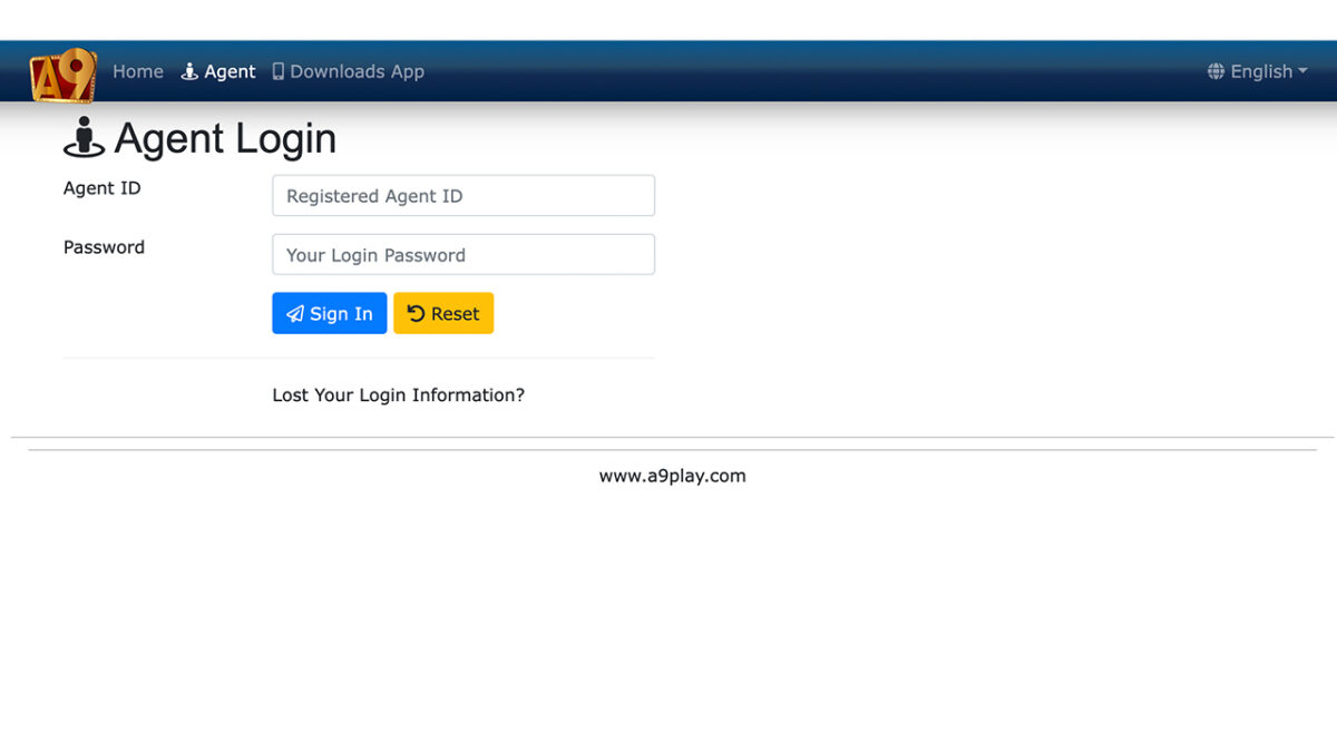 A9 Online Login